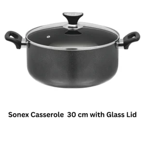 Sonex casserole 30 cm with glass lid for cooking