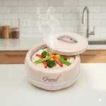 grand 5 liter food warmer hotpot in cream color