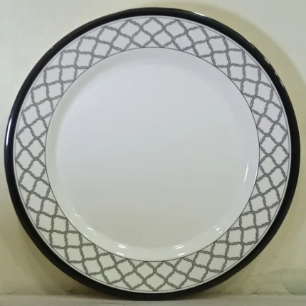melamine printed double glazed inch dinner plate