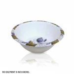 Melamine Printed Double Glazed 8 inch Bowl For Dining