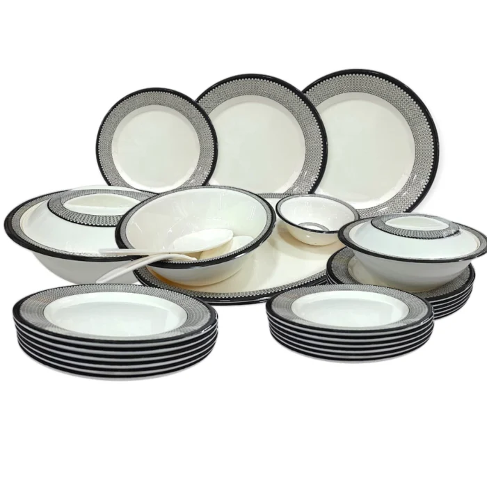 Printed Melamine Double Glazed Dinner Set For 4 Person, 6 Person and 8 Person Serving