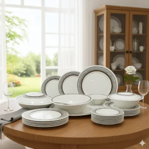 Melamine Double Glazed Printed Dinner Set