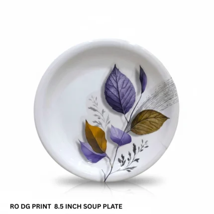 Melamine Printed Double Glazed Quarter Plate 7.5 inch For Dining