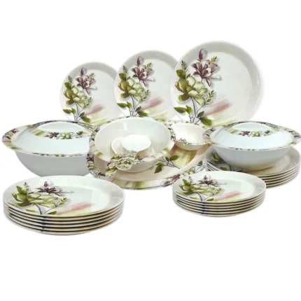 Printed Melamine Double Glazed Dinner Set For 4 Person, 6 Person and 8 Person Serving