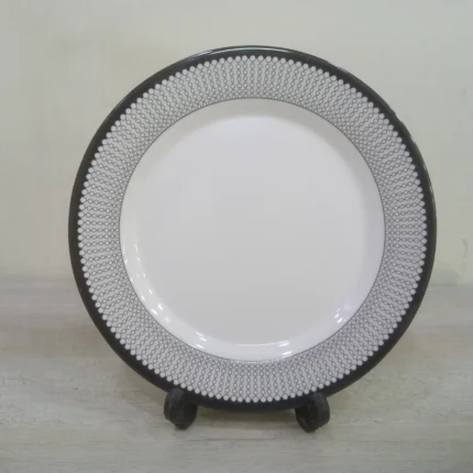 printed double glazed melamine rice plate