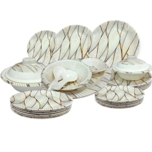 Printed Melamine Double Glazed Dinner Set For 4 Person, 6 Person and 8 Person Serving