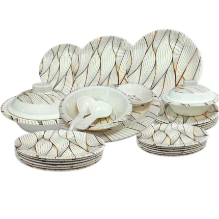 Printed Melamine Double Glazed Dinner Set For 4 Person, 6 Person and 8 Person Serving