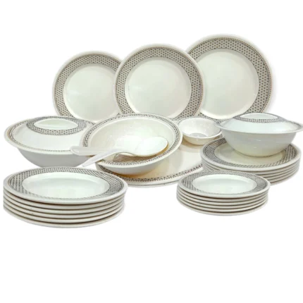 Printed Melamine Double Glazed Dinner Set For 4 Person, 6 Person and 8 Person Serving