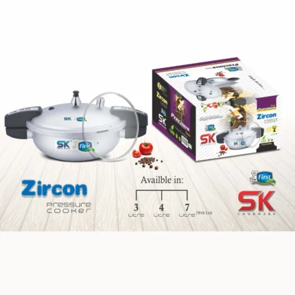 SK Zircon Karahi Pressure Cooker - 7 Liters