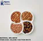Melamine Haleem Topping 4 Section Serving Platter (1 Piece) - Image 4