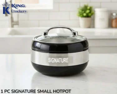 signature mirror glow small hotpot with glass lid