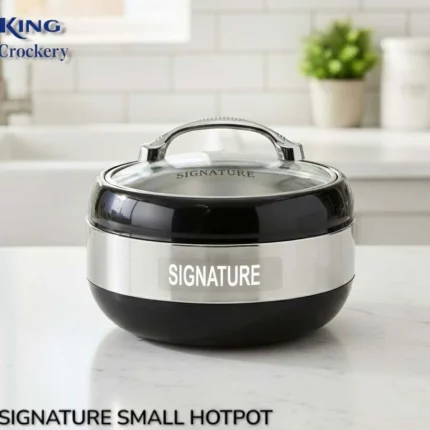 signature mirror glow small hotpot with glass lid