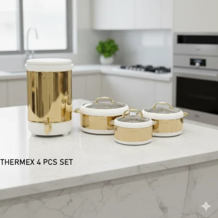 Thermex 4 Pcs White Golden Gift Set