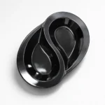 Melamine Audi Dish 2 Partition Platter (1 Piece)