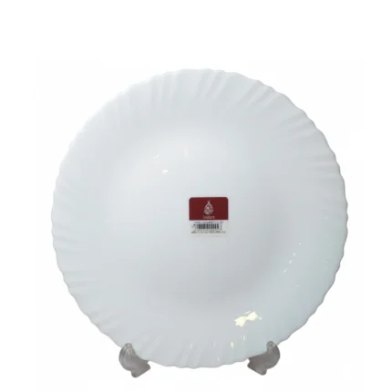 White Marble Dinner Plate