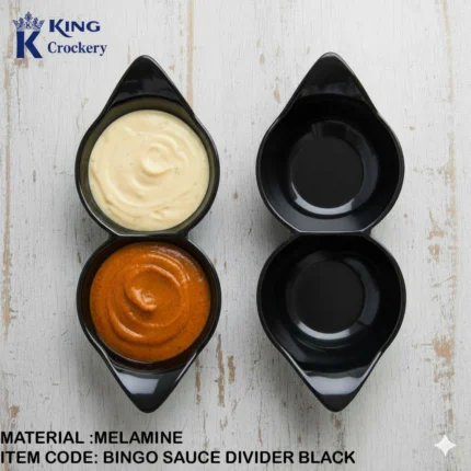 melamine sauce divider