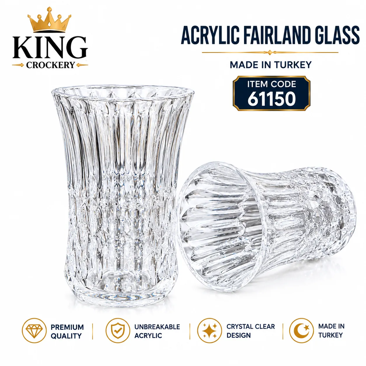Acrylic Fairland Glass Made In Turkey