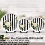 printed melamine goal thaal in 3 size