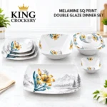 Square Printed Melamine Double Glazed Loose Range