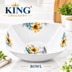 Square Printed Melamine Double Glaze Dinner Set - Image 8